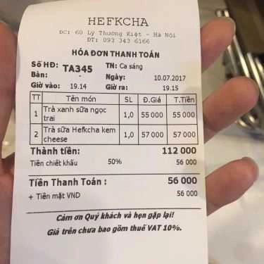 Tổng hợp- Cafe Trà Sữa Hefkcha Tea
