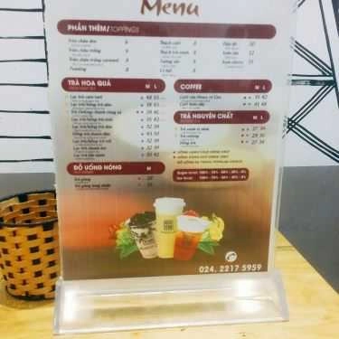 Thực đơn- Cafe Trà Sữa House Of Cha - Linh Đàm