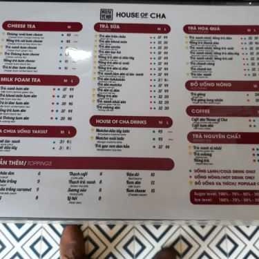 Tổng hợp- Cafe Trà Sữa House Of Cha - Phan Văn Trường