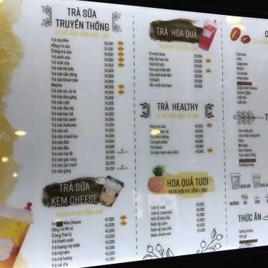 Thực đơn- Cafe Trà Sữa Mi In Cha