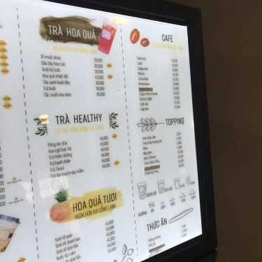 Thực đơn- Cafe Trà Sữa Mi In Cha