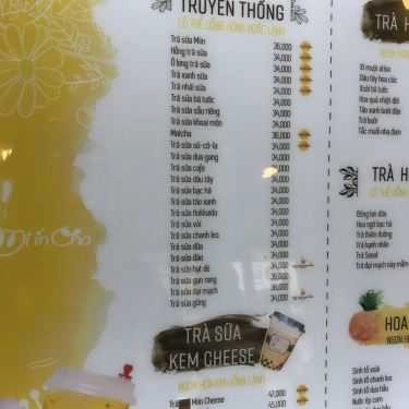 Thực đơn- Cafe Trà Sữa Mi In Cha