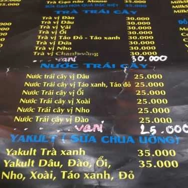 Thực đơn- Cafe Trà Sữa Oh! TiTi - Lạc Long Quân