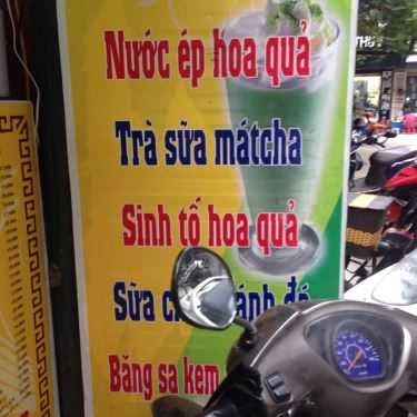 Thực đơn- Cafe Trà Sữa Shan Shan - Ao Sen