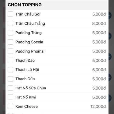Thực đơn- Cafe Trà Sữa SayTea - Nguyễn Văn Cừ