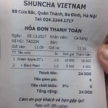 Tổng hợp- Cafe Trà Sữa Shun Cha