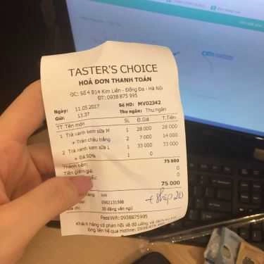 Tổng hợp- Cafe Trà Sữa Taster's Choice