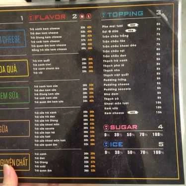 Thực đơn- Cafe Trà Sữa Taster's Choice - Phố Huế