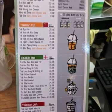 Thực đơn- Cafe Trà Sữa Tea Lab