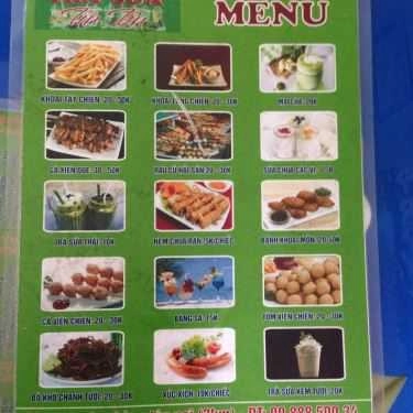 Thực đơn- Cafe Trà Sữa Tin Tin