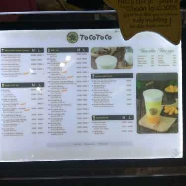 Thực đơn- Cafe Trà Sữa Tocotoco - Hồ Gươm Plaza
