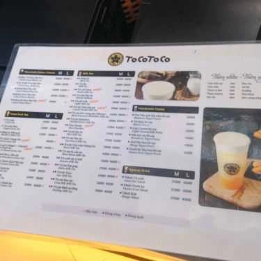 Thực đơn- Cafe Trà Sữa Tocotoco - Hồ Gươm Plaza