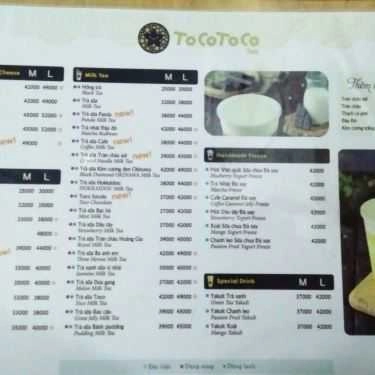 Tổng hợp- Cafe Trà Sữa Tocotoco - Lê Văn Hiến