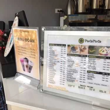 Thực đơn- Cafe Trà Sữa Tocotoco - Phạm Ngọc Thạch