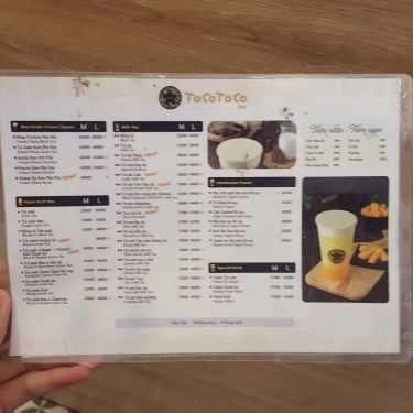 Thực đơn- Cafe Trà Sữa Tocotoco - Tô Hiệu