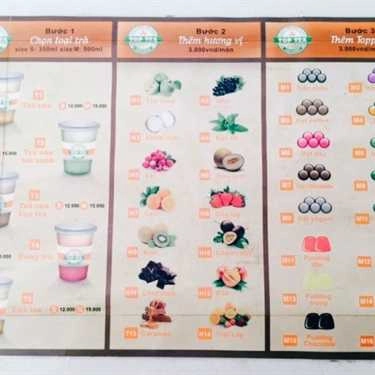 Thực đơn- Ăn vặt Top Tea - Trà Sữa Trân Châu