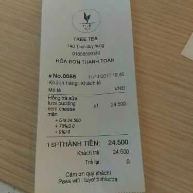 Tổng hợp- Cafe Trà Sữa Tree Tea