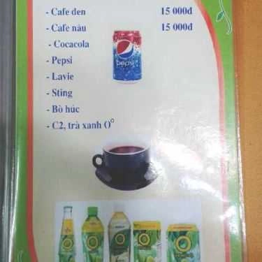 Thực đơn- Cafe Trà Sữa Trường Lạc - Tạ Quang Bửu