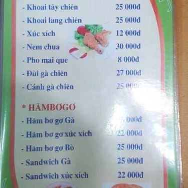 Thực đơn- Cafe Trà Sữa Trường Lạc - Tạ Quang Bửu
