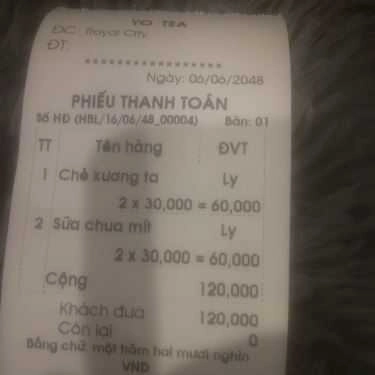 Tổng hợp- Cafe Trà Sữa Yo Tea - Royal City