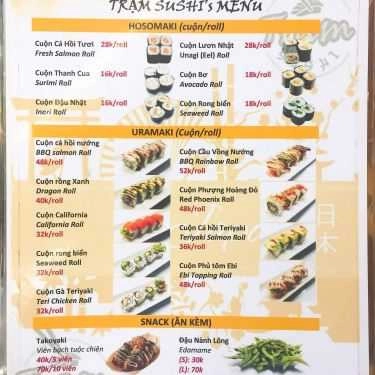 Thực đơn- Ăn vặt Trạm Sushi