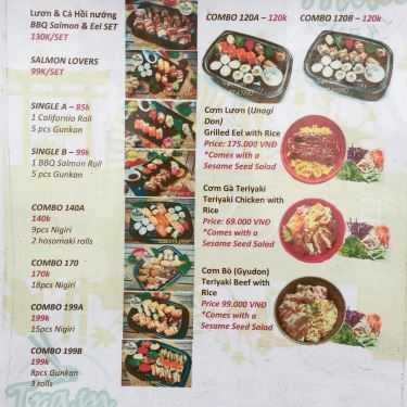 Thực đơn- Ăn vặt Trạm Sushi