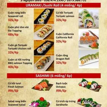 Thực đơn- Ăn vặt Trạm Sushi