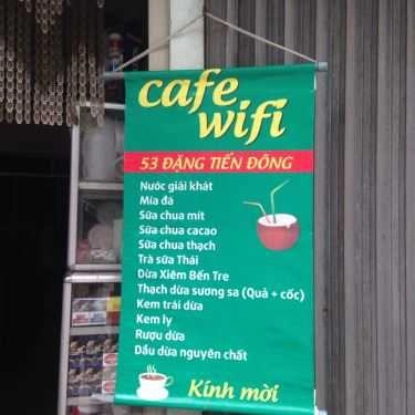 Thực đơn- Trang Cafe - Đặng Tiến Đông