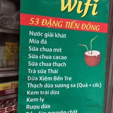 Thực đơn- Trang Cafe - Đặng Tiến Đông