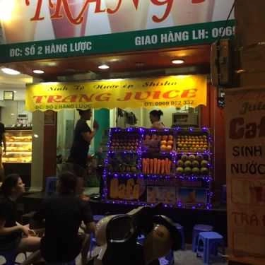 Tổng hợp- Cafe Trang Juice - Sinh Tố & Nước Ép