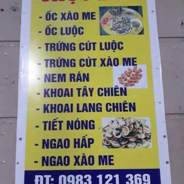Thực đơn- Trang Ốc - Ốc Nóng & Ăn Vặt