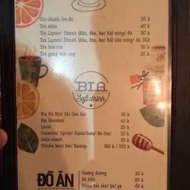 Thực đơn- Tre Coffee