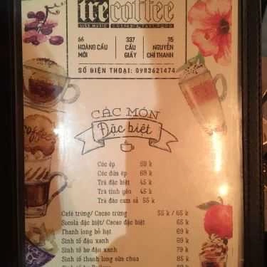 Thực đơn- Tre Coffee