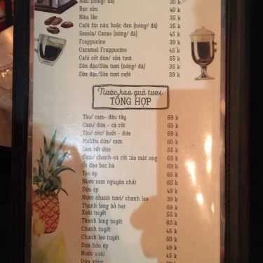 Thực đơn- Tre Coffee