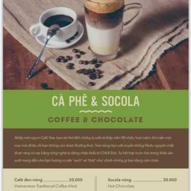 Thực đơn- Tree Coffee House