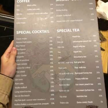 Thực đơn- Cafe Trippy Land Drinks - Nguyễn Hữu Huân