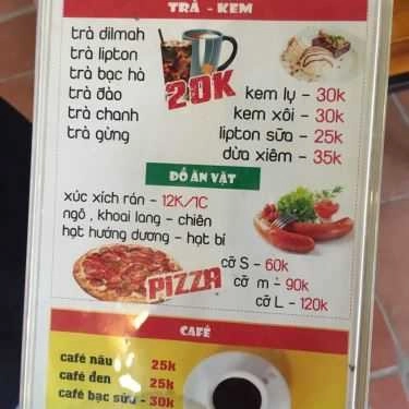 Thực đơn- Trọng Tấn Cafe