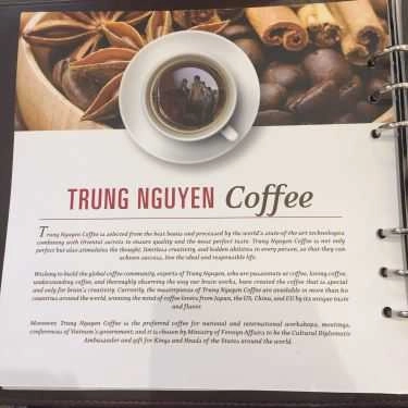 Thực đơn- Trung Nguyên Coffee - Phạm Huy Thông