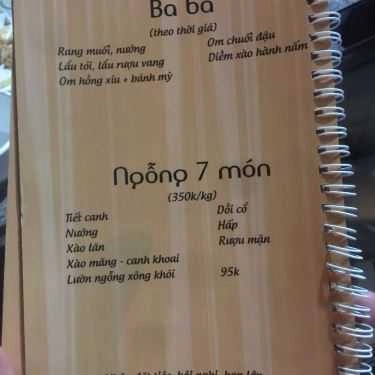 Thực đơn- Quán Nhậu Trường Lộc - Bia Hơi Hà Nội
