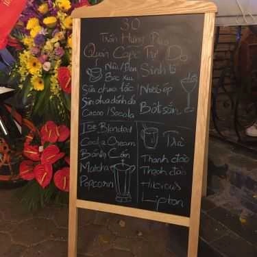 Thực đơn- Tự Do Cafe