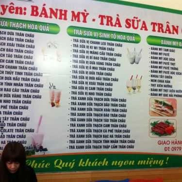 Thực đơn- Ăn vặt Tuấn Béo - Bánh Mì, Trà Sữa Trân Châu