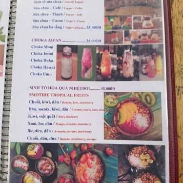 Thực đơn- Ăn vặt Tươi Fruits - Hoa Quả Dầm