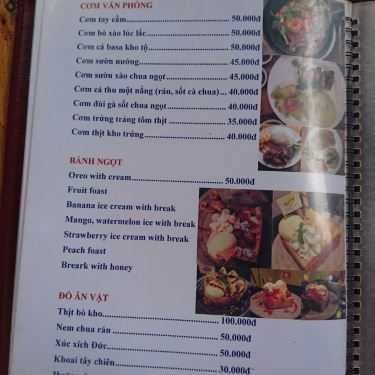 Thực đơn- Ăn vặt Tươi Fruits - Hoa Quả Dầm