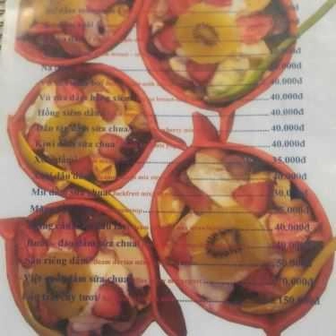 Thực đơn- Ăn vặt Tươi Fruits - Hoa Quả Dầm