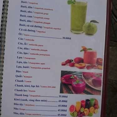 Thực đơn- Ăn vặt Tươi Fruits - Hoa Quả Dầm