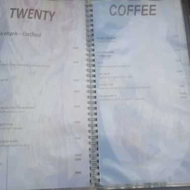 Thực đơn- Twenty Cafe - Lê Hồng Phong
