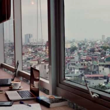Không gian- Cafe Up Coworking Space - Hanoi Creative City