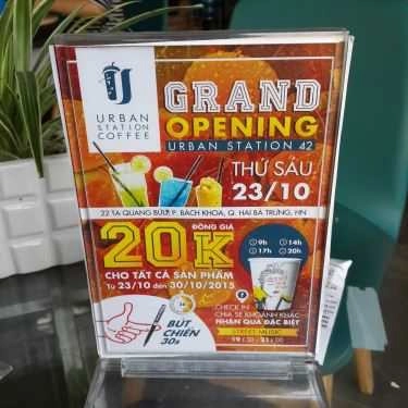 Tổng hợp- Urban Station Coffee Takeaway - Tạ Quang Bửu