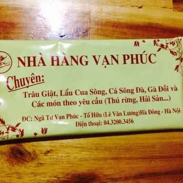 Tổng hợp- Nhà Hàng Vạn Phúc - Trâu Giật 39 Món