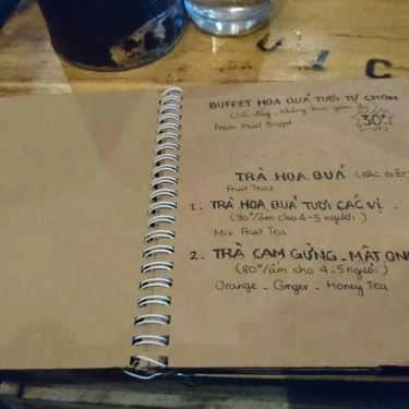 Thực đơn- Cafe Vita Juice Bar - Thái Phiên